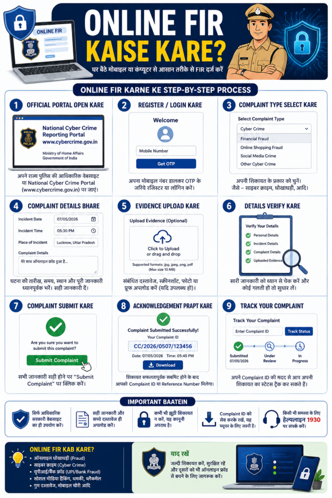 Online FIR Steps